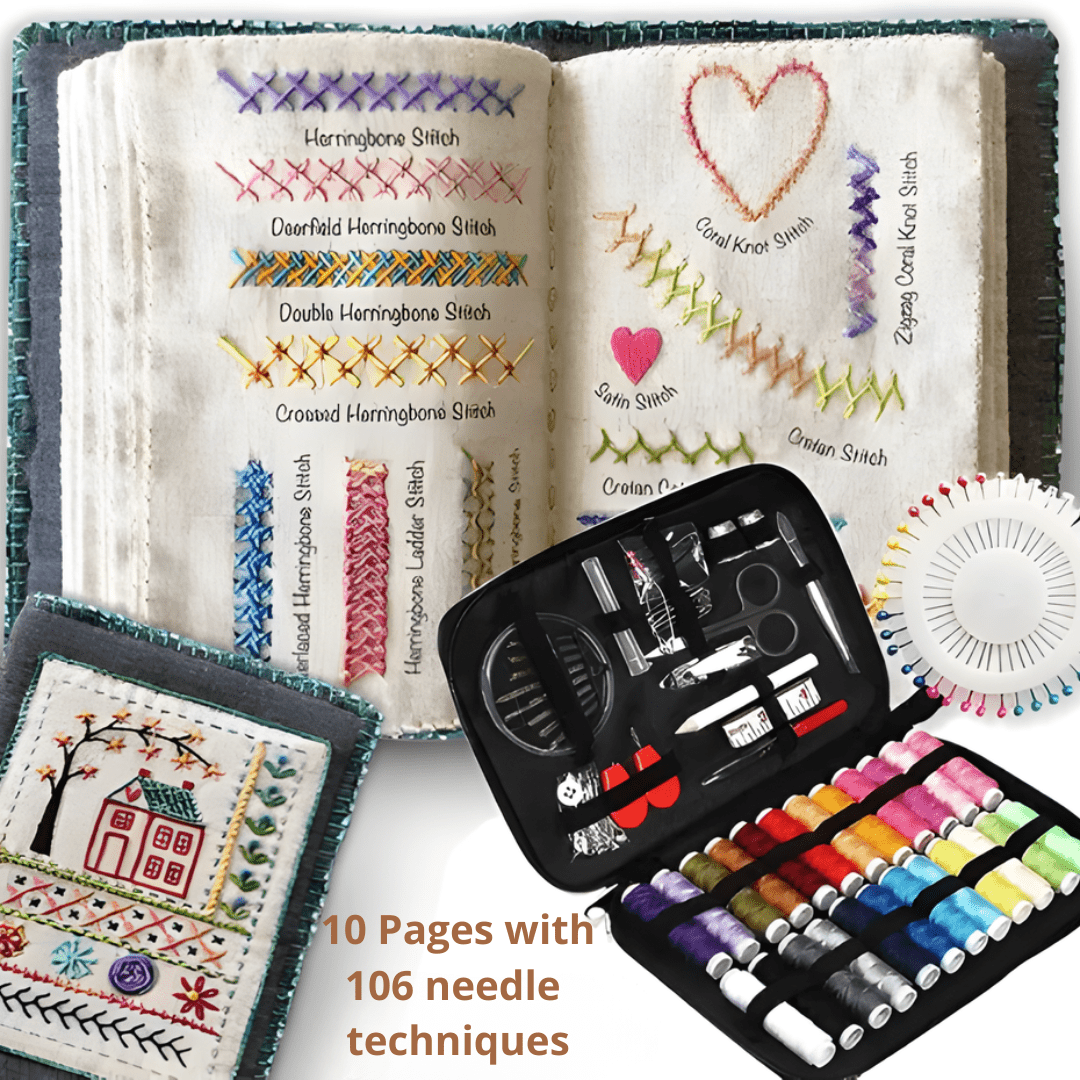 Borduurwerk met ponsnaalden en wol van Cheryl Haynes & Sarah Haynes Knoerr Boekje met ponsnaaldborduurwerk en wolappliqué 2005 - Nederland Borduurwerk met ponsnaalden en wol van Cheryl Haynes & Sarah Haynes Knoerr Boekje met ponsnaaldborduurwerk en wolappliqué 2005 - Nederland