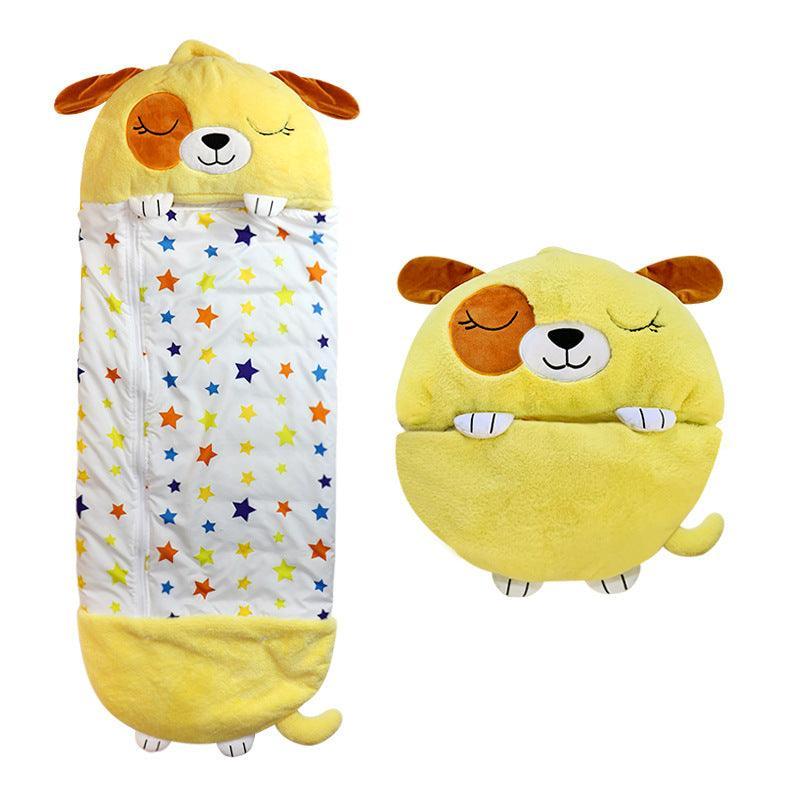 Kinder Slaapzak Met Knuffel - Knuffelkussen 2 - in - 1 - 3 Tot 8 Jaar - KidsKorner