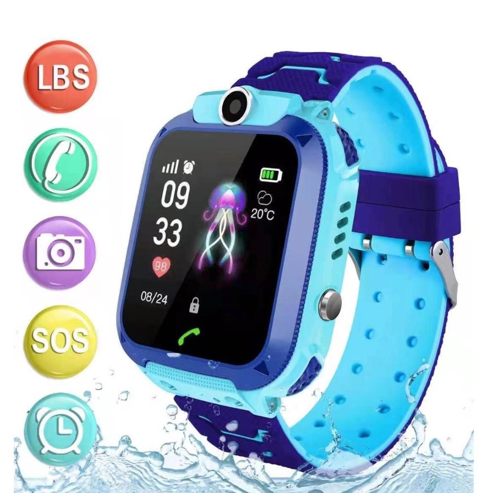 Kindersmartwatch GPS Tracking Belfunctie | Waterbestendig Camera SOS Knop 3–12 Jaar - KidsKorner