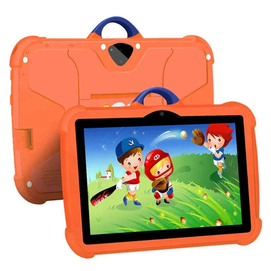 Kindertablet 7 Inch Android 64GB | Beschermhoes Met Handgreep 3–12 Jaar - KidsKorner