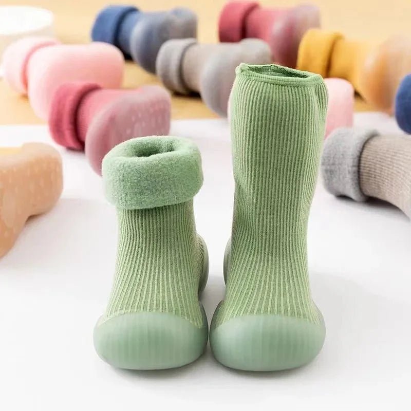KleineStap Antislip Babyschoentjes - Warm Baby Slofjes - KidsKorner