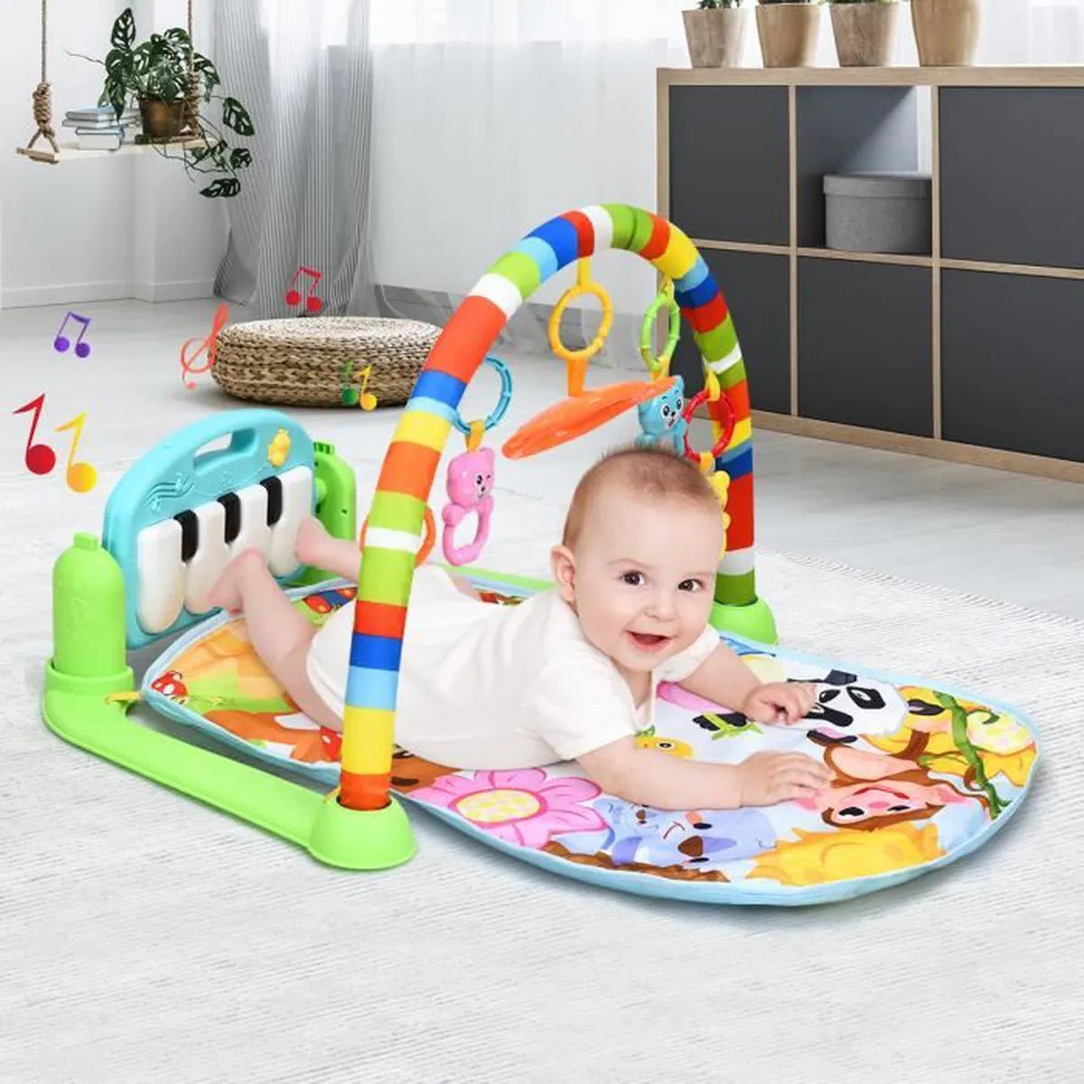 Kleintoon Muzikale Babyspeelmat - Babygym Speelkleed - KidsKorner