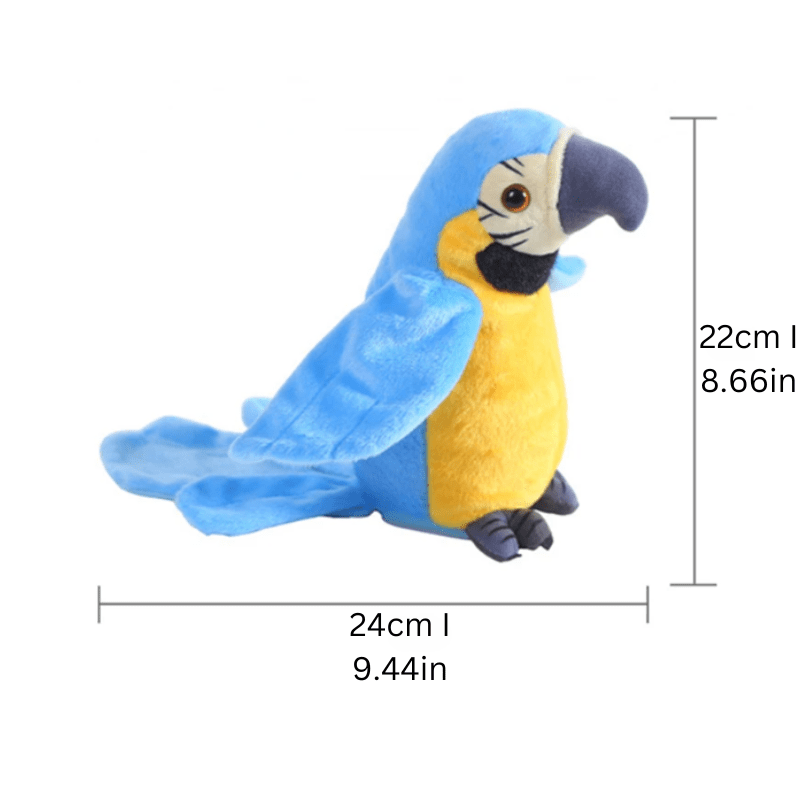 KletsVoxia Pratende Papegaai Knuffel - KidsKorner