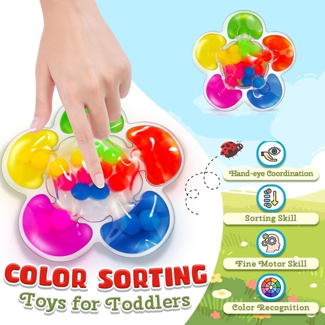 Kleur Sorteer Squishy Fidget Speelgoed - KidsKorner