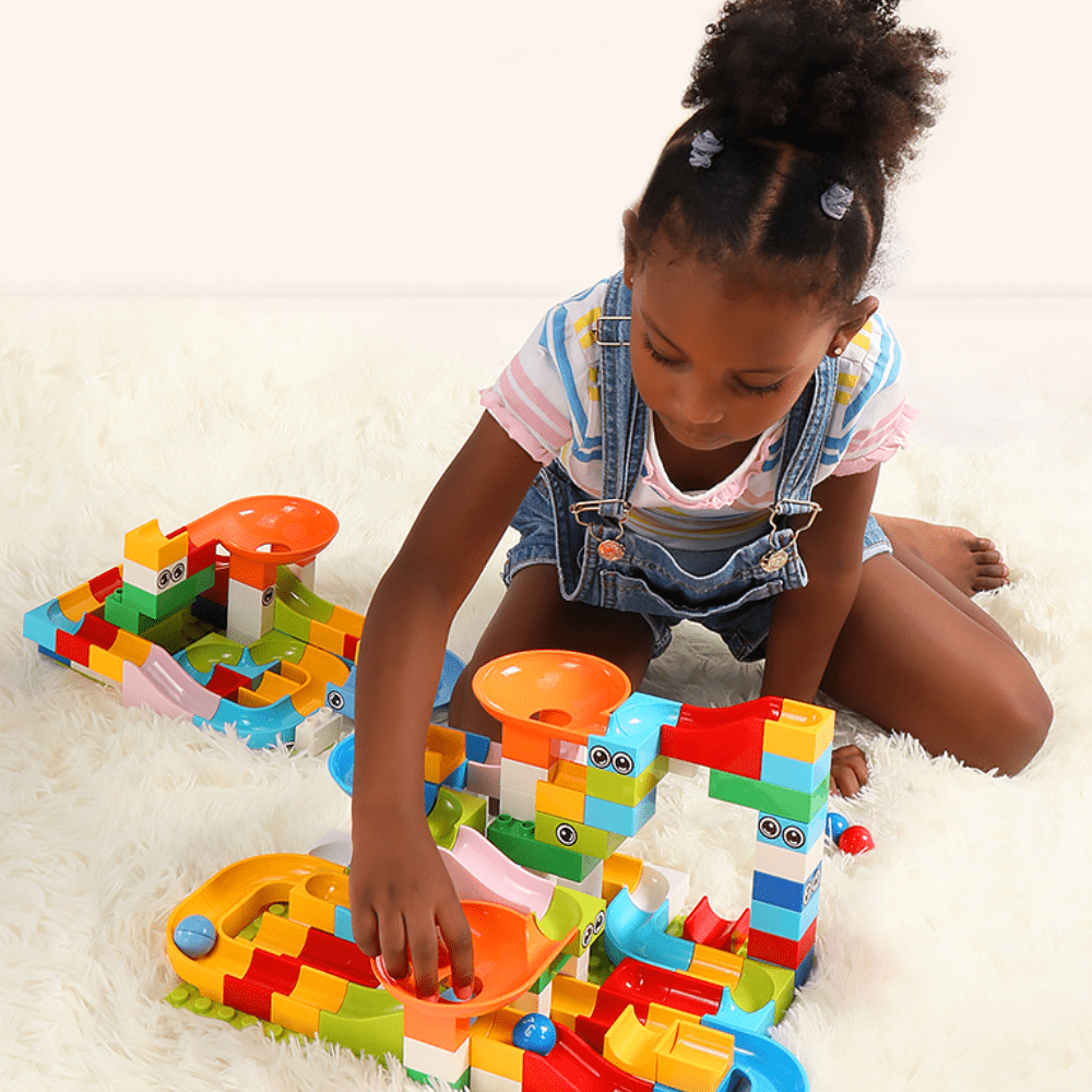 Knikkerbaan Bouwstenen - Marble Run - 3 Tot 8 Jaar - KidsKorner