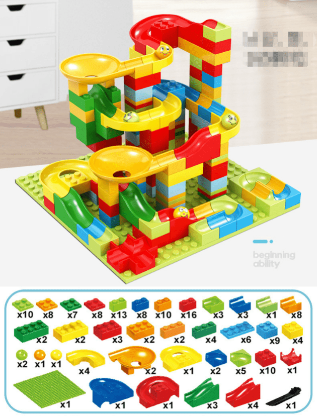 Knikkerbaan Bouwstenen - Marble Run - 3 Tot 8 Jaar - KidsKorner