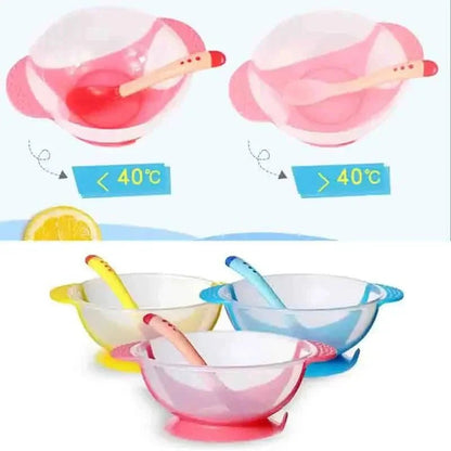 KomVast Baby Bord met Zuignap en Lepel - KidsKorner