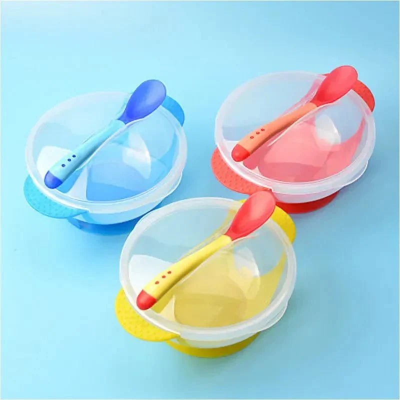 KomVast Baby Bord met Zuignap en Lepel - KidsKorner