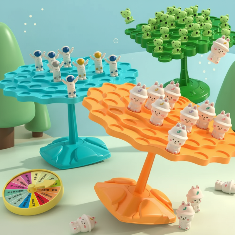 Konijn Balansspel Met Draaischijf Voor Kinderen - KidsKorner