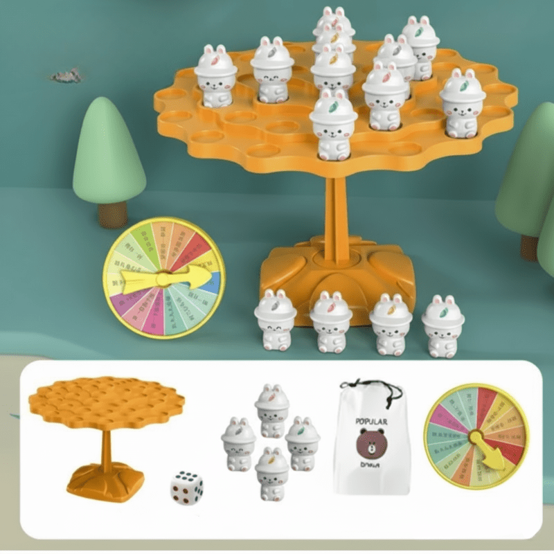 Konijn Balansspel Met Draaischijf Voor Kinderen - KidsKorner