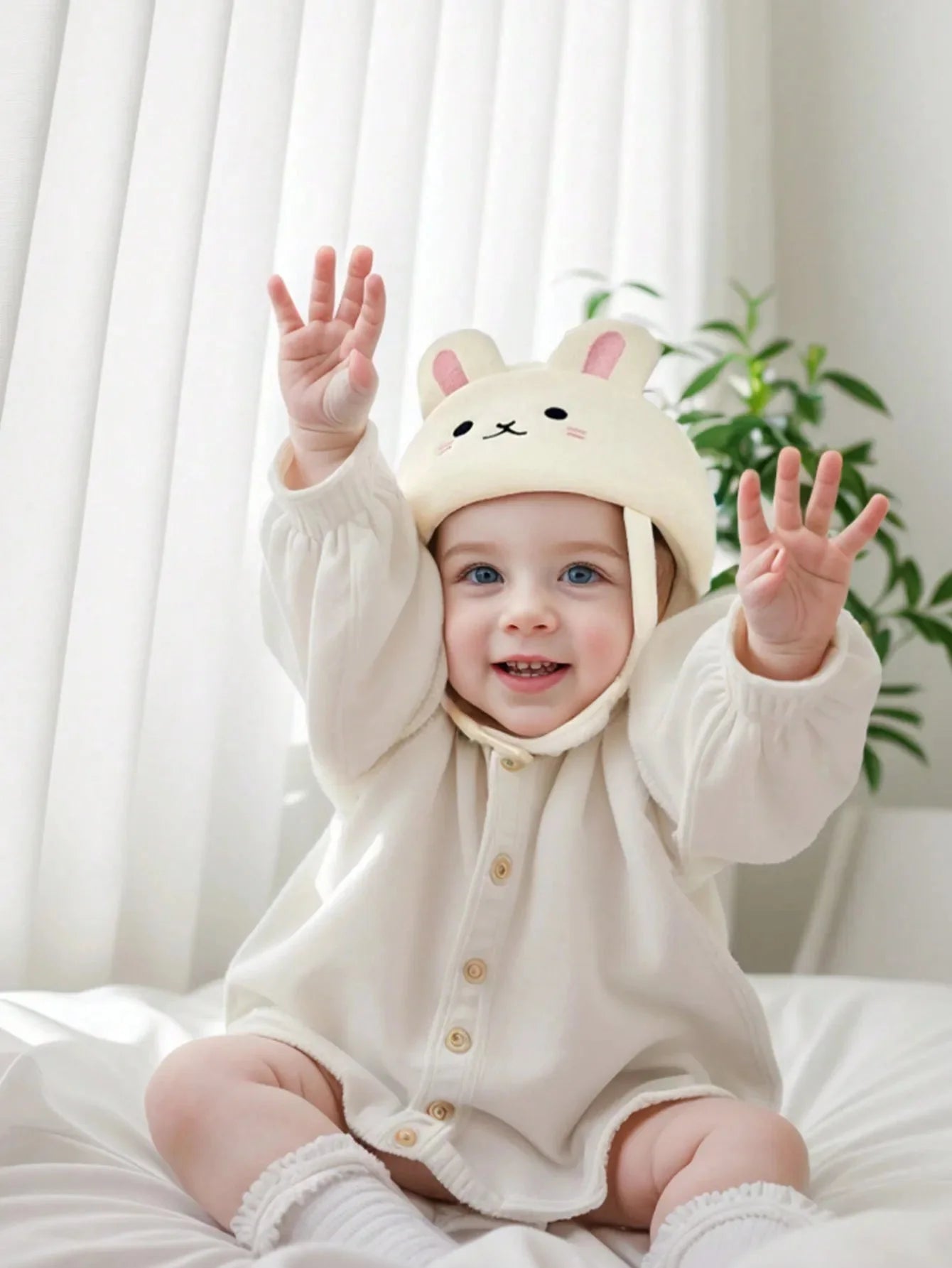 KonijnKiva Babyhelm - Hoofdbeschermer Baby - KidsKorner