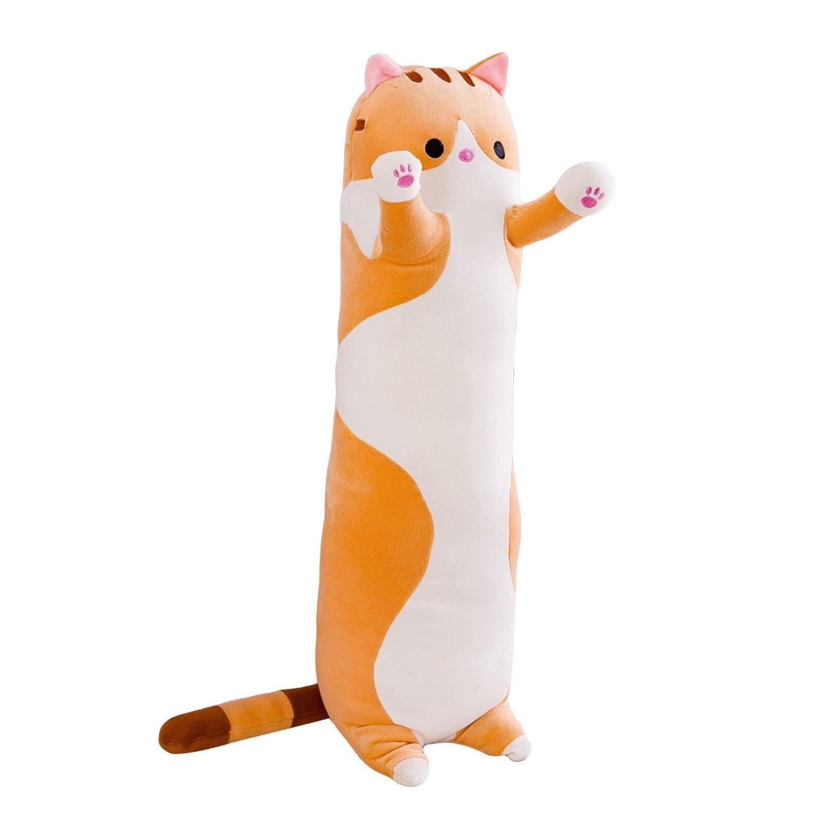 LangKatty Lange Kattenknuffel Kussen - KidsKorner