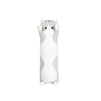 LangKatty Lange Kattenknuffel Kussen - KidsKorner