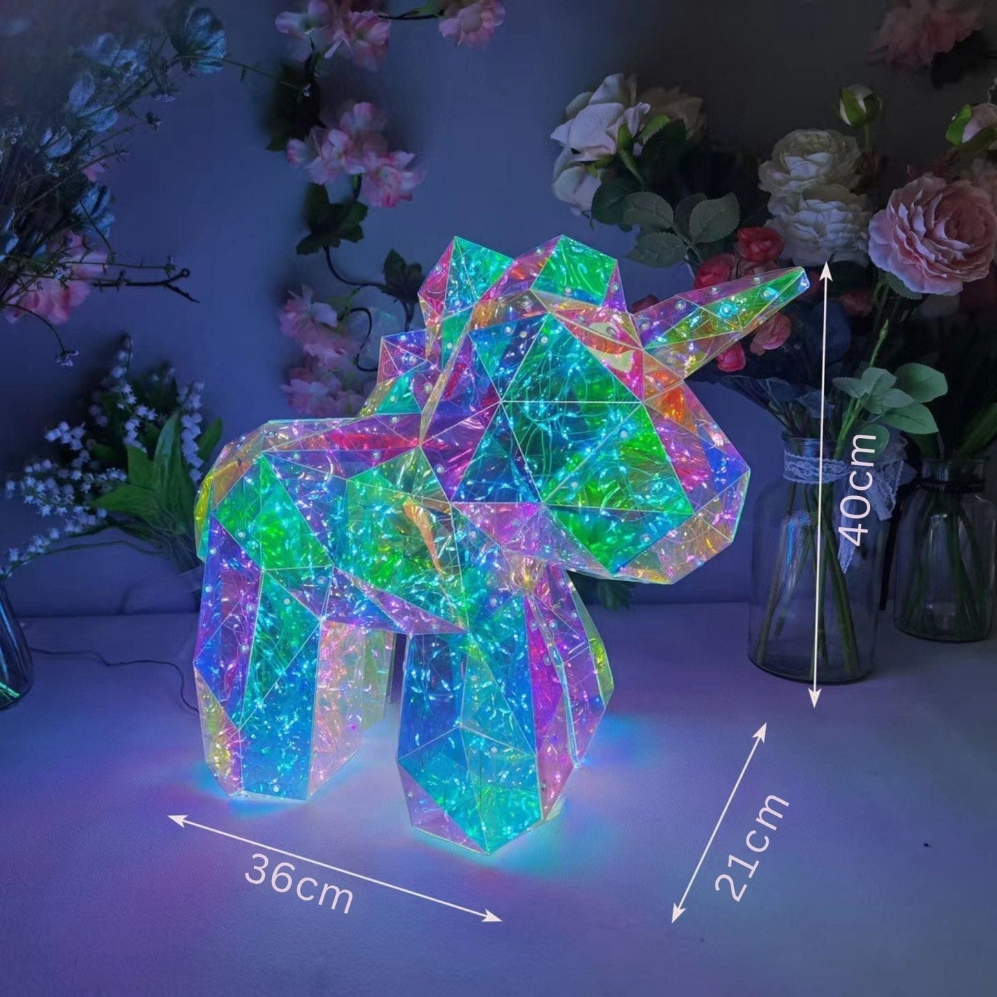 LED Nachtlamp | Kristal Look Met Zachte Gloed Voor Kinderkamer 3+ Jaar - KidsKorner