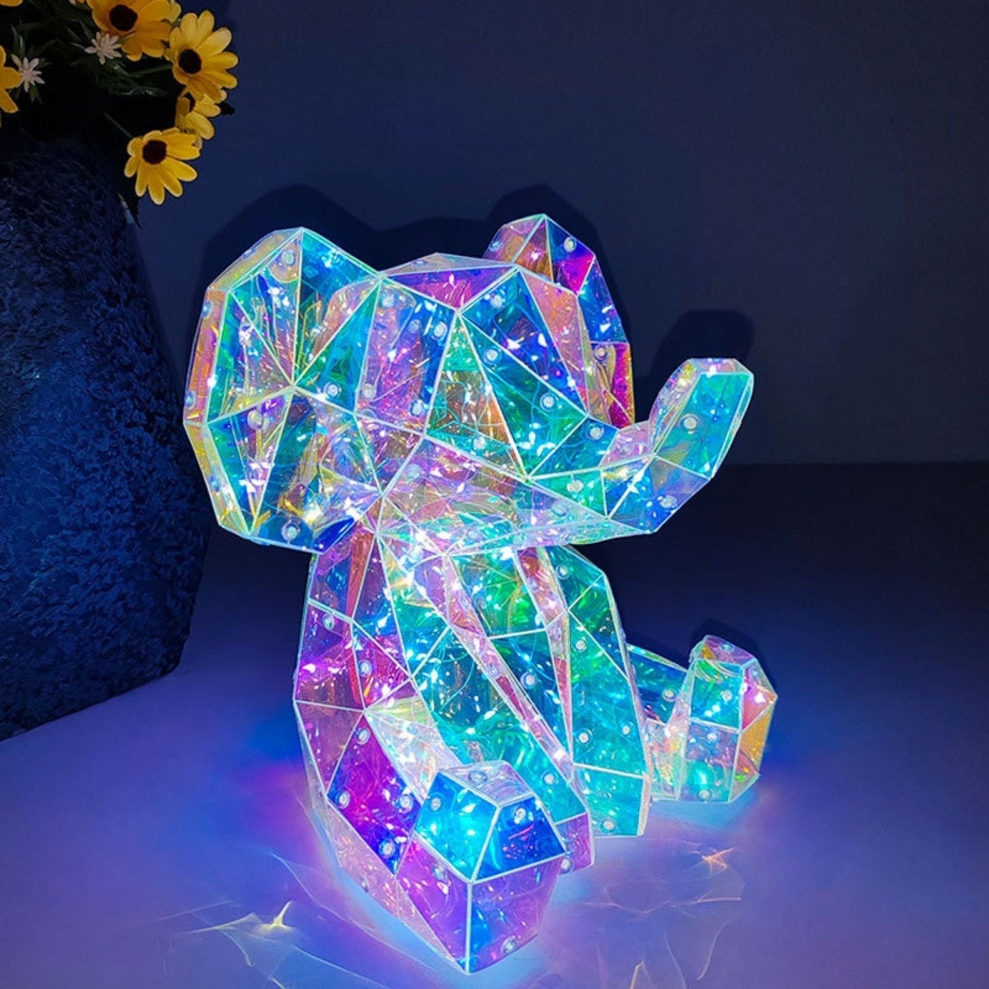 LED Nachtlamp | Kristal Look Met Zachte Gloed Voor Kinderkamer 3+ Jaar - KidsKorner
