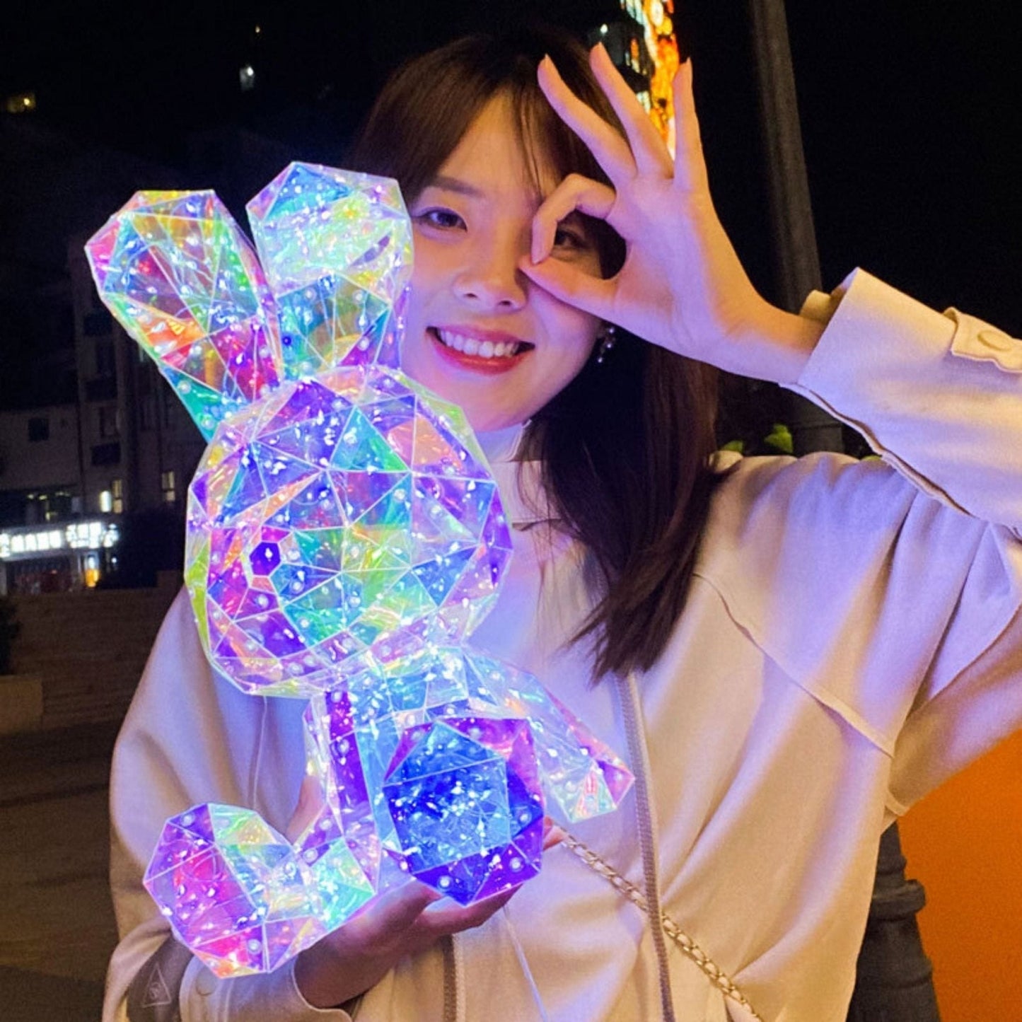 LED Nachtlamp | Kristal Look Met Zachte Gloed Voor Kinderkamer 3+ Jaar - KidsKorner