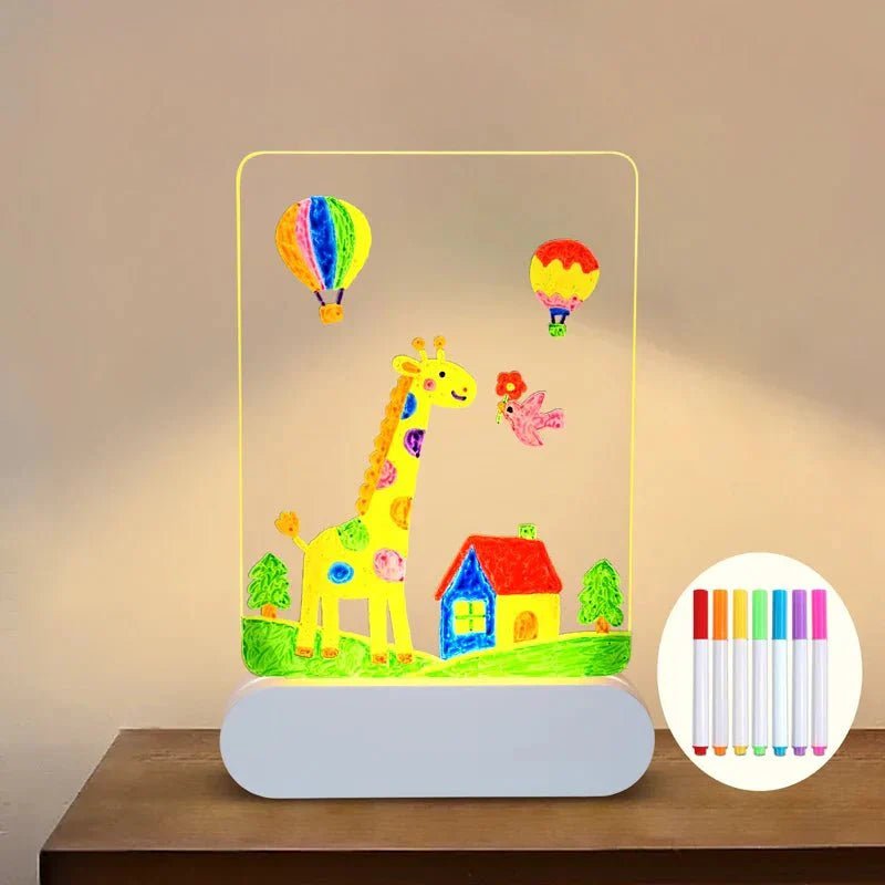 LED Tekenbord - Verlicht Tekenpaneel - 3 Tot 10 Jaar - KidsKorner