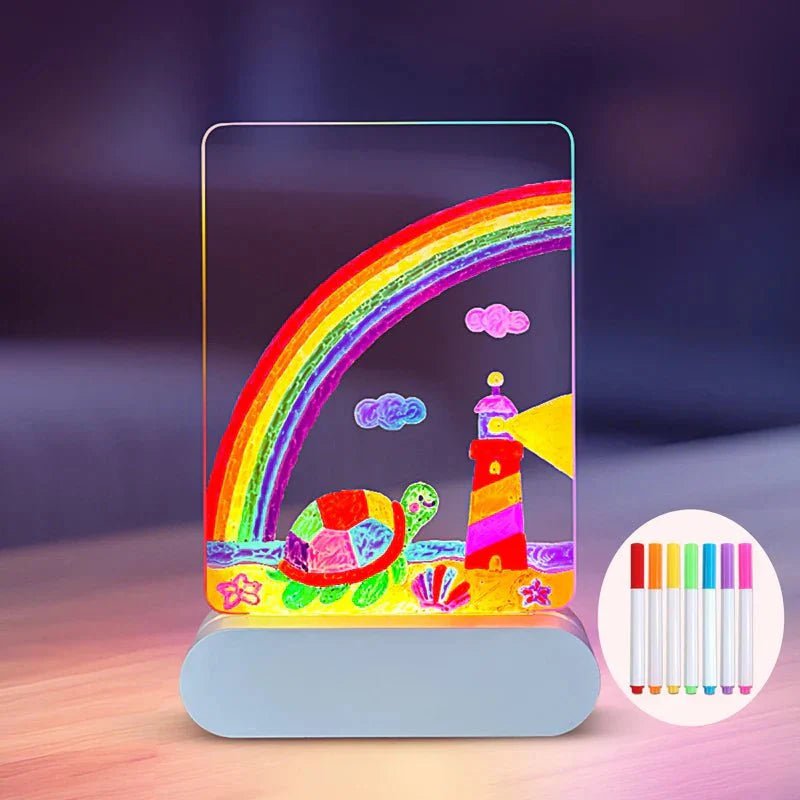 LED Tekenbord - Verlicht Tekenpaneel - 3 Tot 10 Jaar - KidsKorner