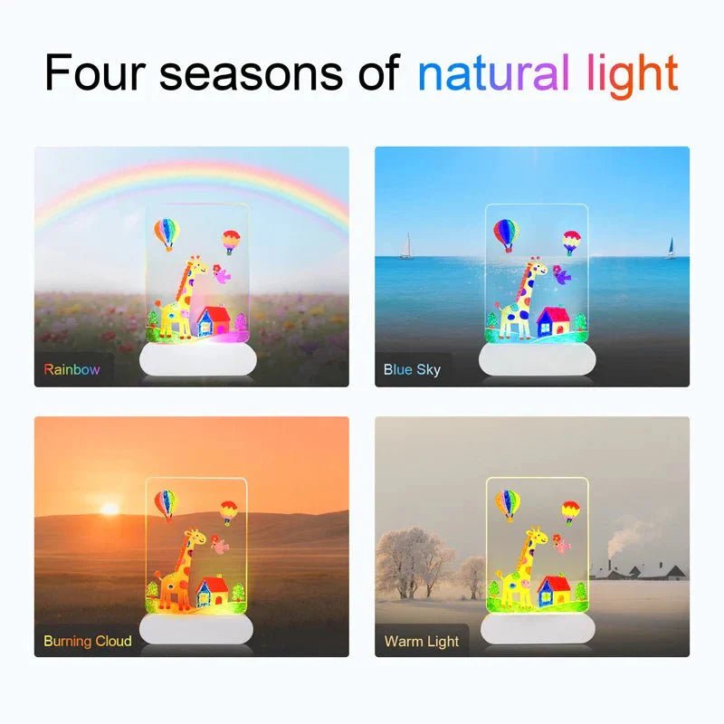 LED Tekenbord - Verlicht Tekenpaneel - 3 Tot 10 Jaar - KidsKorner
