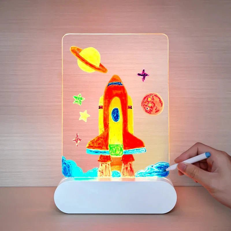 LED Tekenbord - Verlicht Tekenpaneel - 3 Tot 10 Jaar - KidsKorner