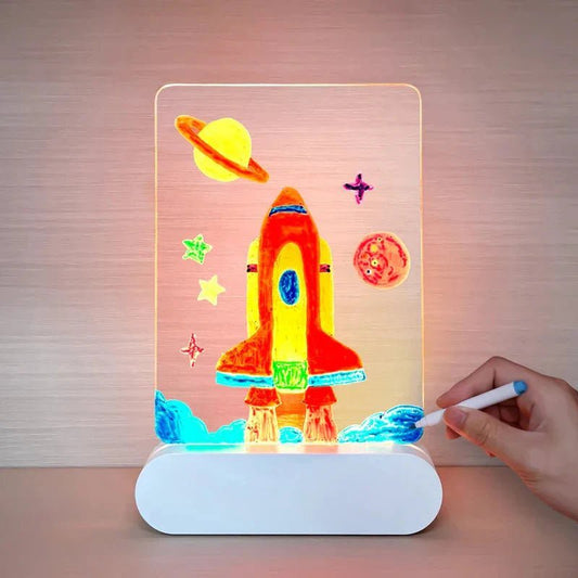 LED Tekenbord - Verlicht Tekenpaneel - 3 Tot 10 Jaar - KidsKorner