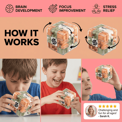 MazeVentro 3D Doolhof Kubus - Labyrint Puzzel Breinbreker - KidsKorner