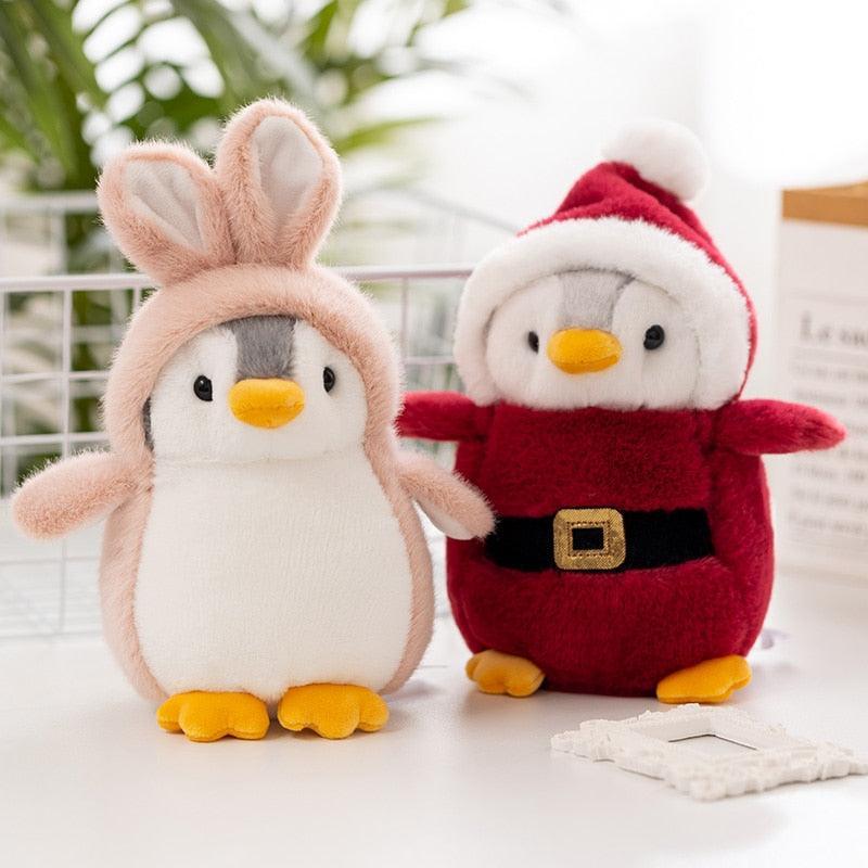 Mini Pinguïn Knuffel Met Outfit Zachte Pluche - KidsKorner