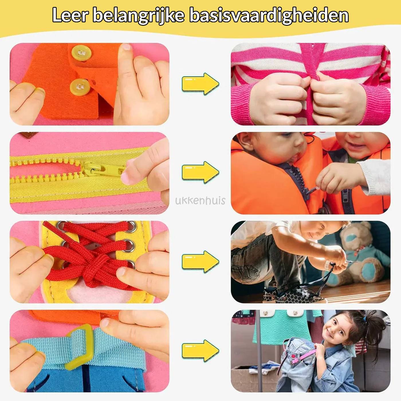 Montessori Activiteitenboek - Busy Book - Peuters 2 Tot 4 Jaar - KidsKorner