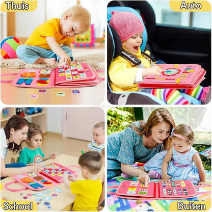 Montessori Activiteitenboek - Busy Book - Peuters 2 Tot 4 Jaar - KidsKorner