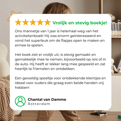 Montessori Activiteitenboek Dieren - Busy Book Vilt - 2 Tot 4 Jaar - KidsKorner