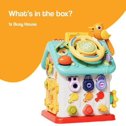 Montessori Activiteitenhuis - Busy Board Met Slotjes Voor Peuters - KidsKorner