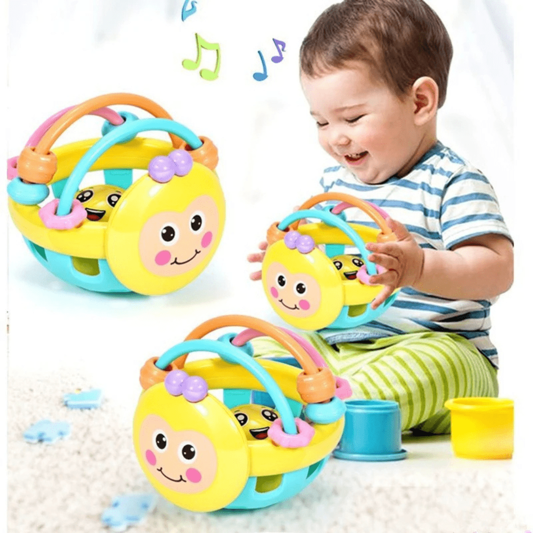 Montessori Baby Bijtring Rammelaar - KidsKorner