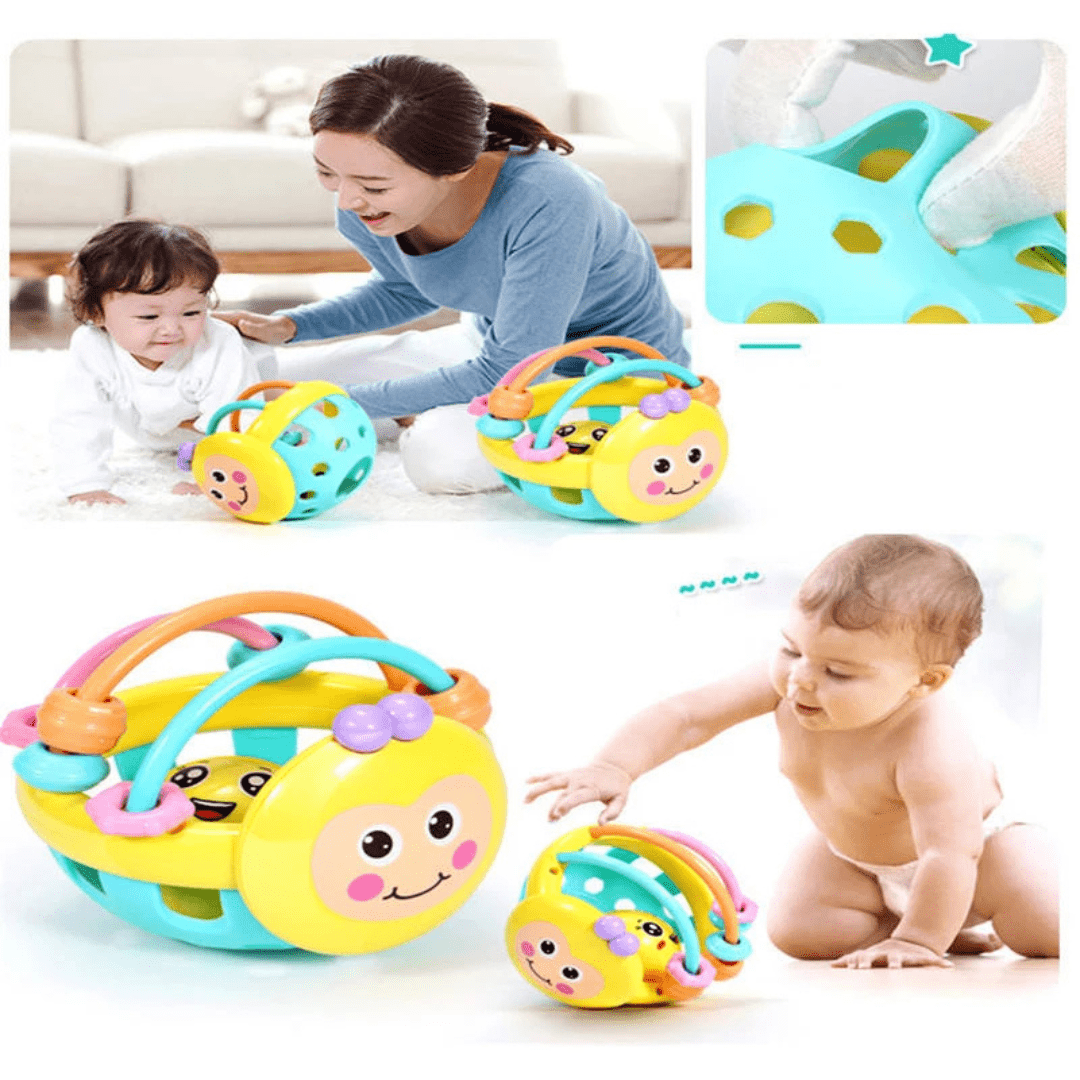 Montessori Baby Bijtring Rammelaar - KidsKorner