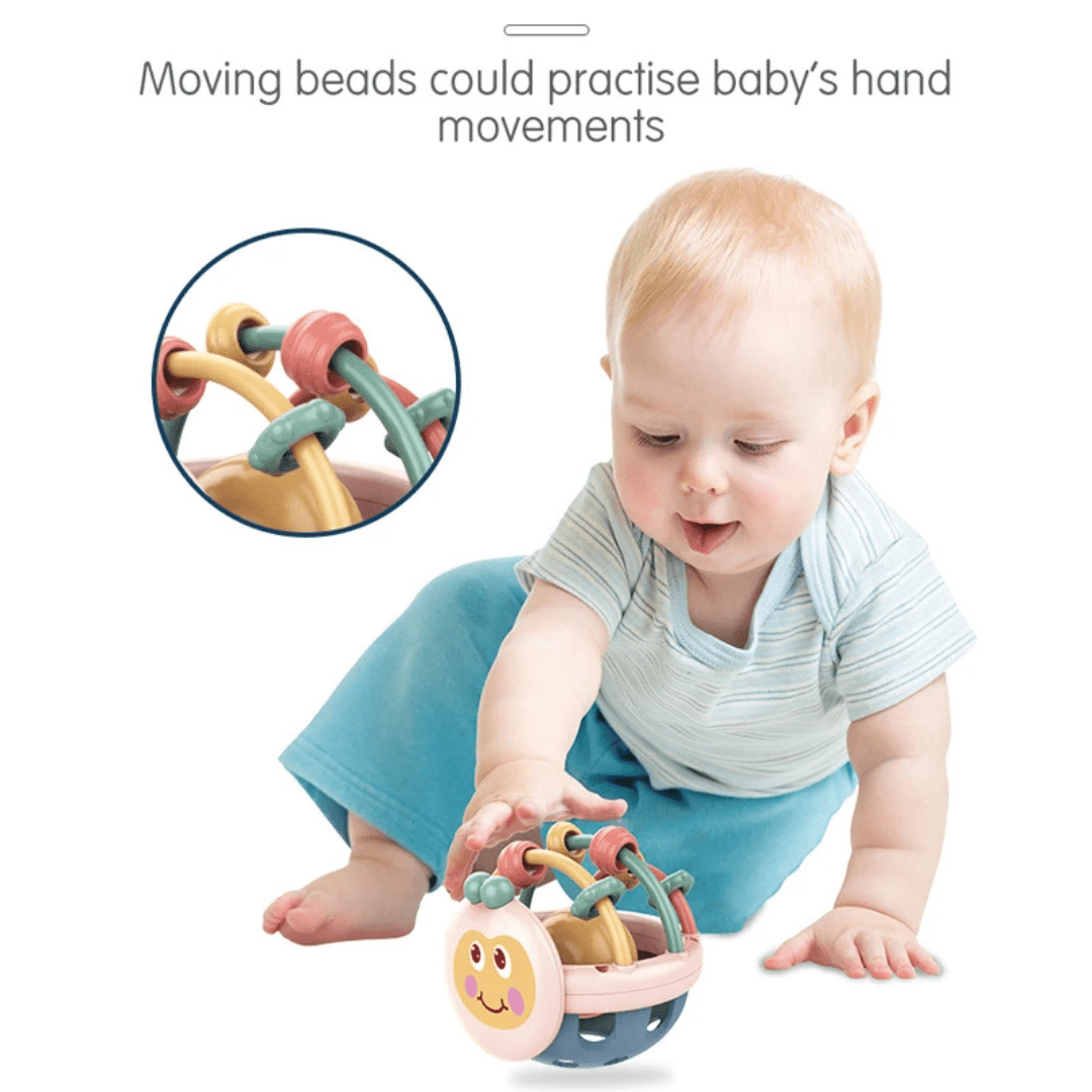 Montessori Baby Bijtring Rammelaar - KidsKorner