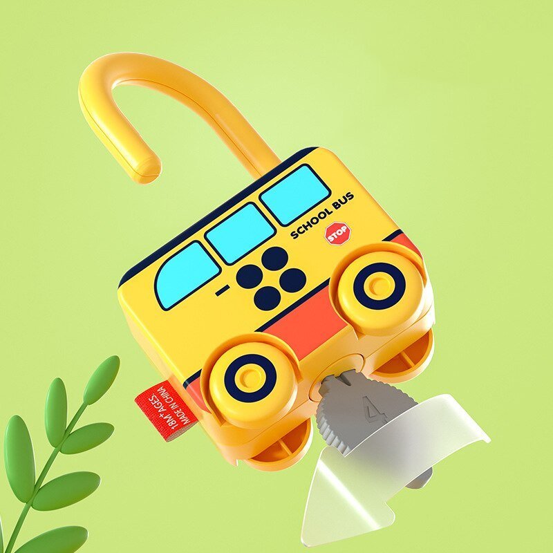 Montessori Educatief Hangslot Met Sleutels Voor Kinderen - KidsKorner