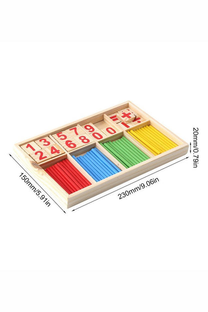 Montessori Rekenspel Met Telstokjes – Tellen En Rekenen Leren - KidsKorner
