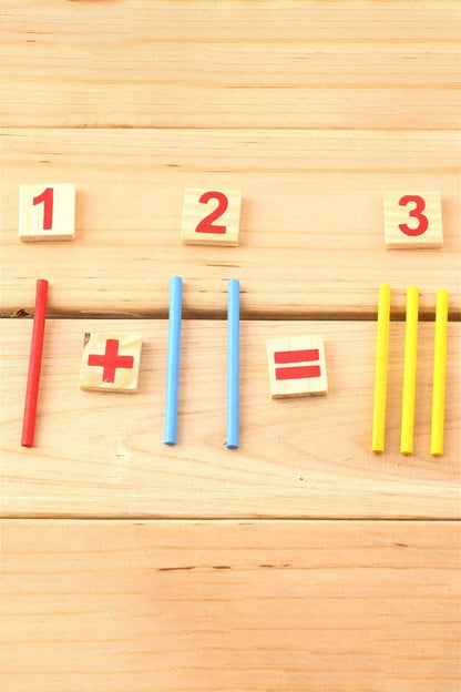 Montessori Rekenspel Met Telstokjes – Tellen En Rekenen Leren - KidsKorner