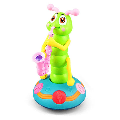 Muziek Speelgoed Rups Met Saxofoon - Dansend Peuterspeelgoed - KidsKorner