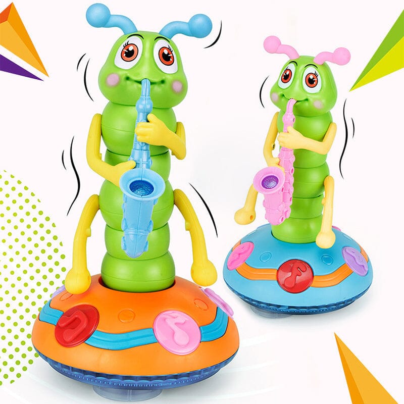Muziek Speelgoed Rups Met Saxofoon - Dansend Peuterspeelgoed - KidsKorner