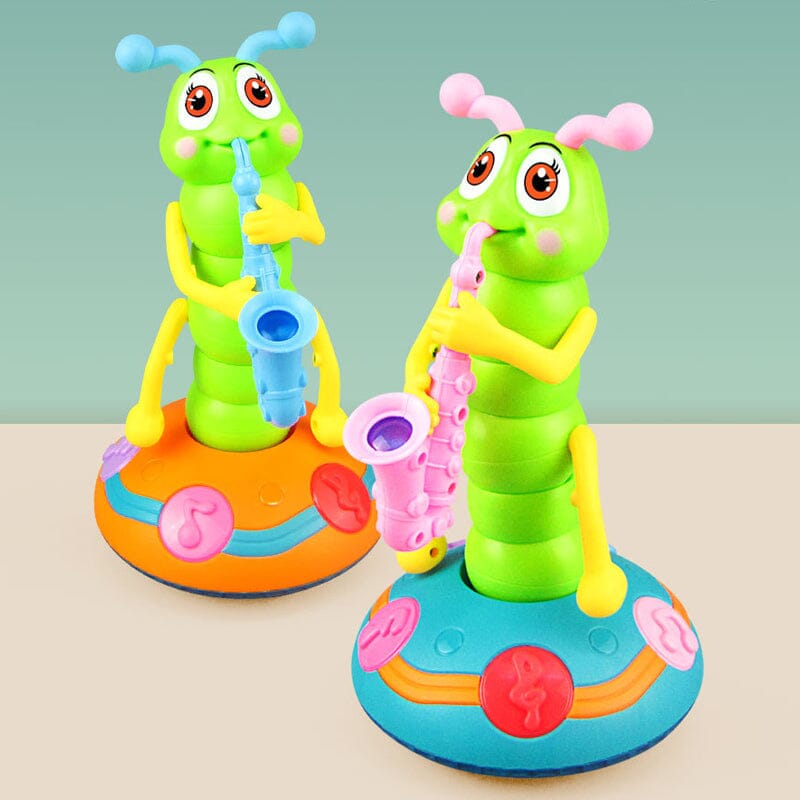 Muziek Speelgoed Rups Met Saxofoon - Dansend Peuterspeelgoed - KidsKorner