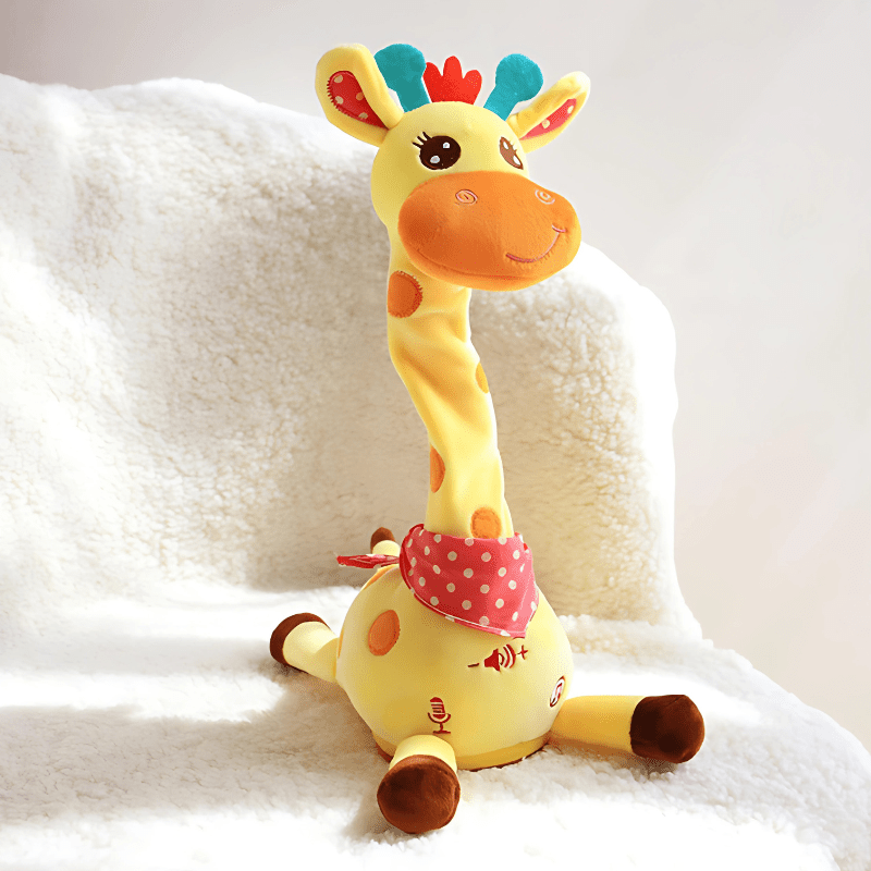 Muzikale Knuffel Giraffe - Zachte Baby Knuffel Met Geluid - 0+ Maanden - KidsKorner
