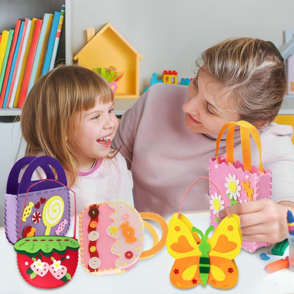 Naaiset Voor Kinderen - DIY Handtas Knutselset - 6 Tot 12 Jaar - KidsKorner