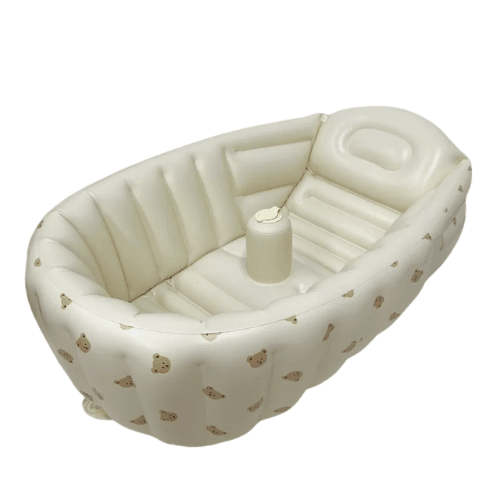 Opblaasbaar Babybad Met Hoofdsteun – Opvouwbaar Baby Badje - KidsKorner