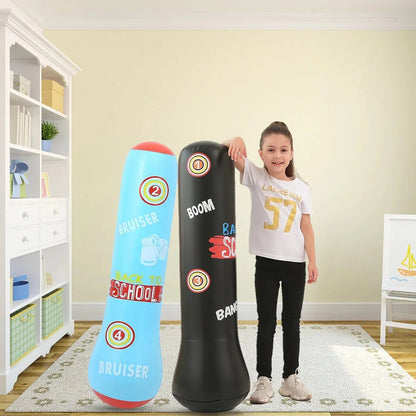 Opblaasbare Bokszak Kinderen - Staande Bokspaal 120 cm - KidsKorner