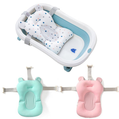 Opvouwbaar Antislip Baby Badzitje Met Veiligheidsbanden - KidsKorner
