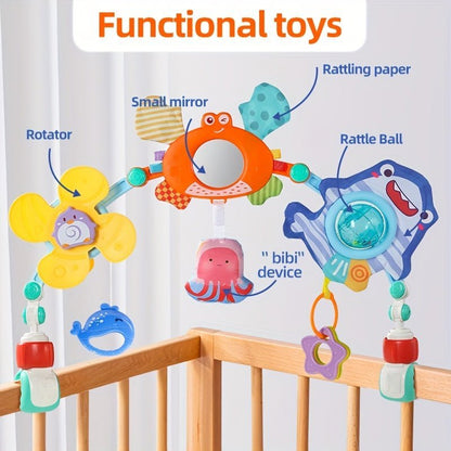 Opvouwbare Baby Speelboog Met Zeedieren Voor Kinderwagen En Box - KidsKorner