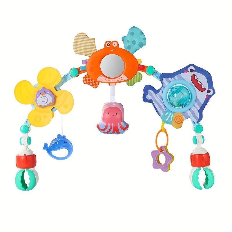 Opvouwbare Baby Speelboog Met Zeedieren Voor Kinderwagen En Box - KidsKorner