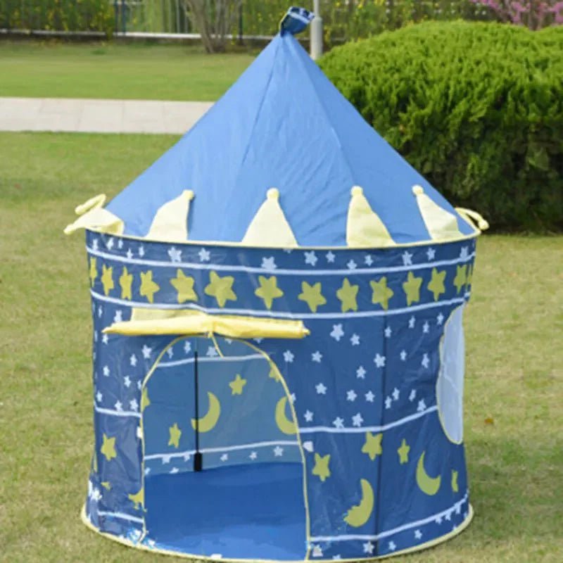Opvouwbare Kasteel Speeltent Voor Kinderen - Blauw - KidsKorner