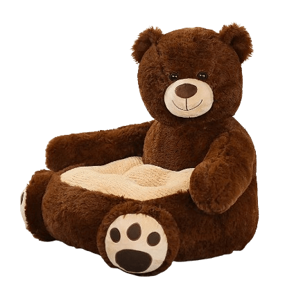 Pluche Dieren Kinderstoel – Knuffelstoel Voor Peuters 40x50 cm - KidsKorner