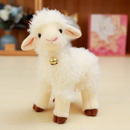 Pluche Lam Knuffel Met Bel – Realistisch Speelgoed Dier Voor Kinderen - KidsKorner